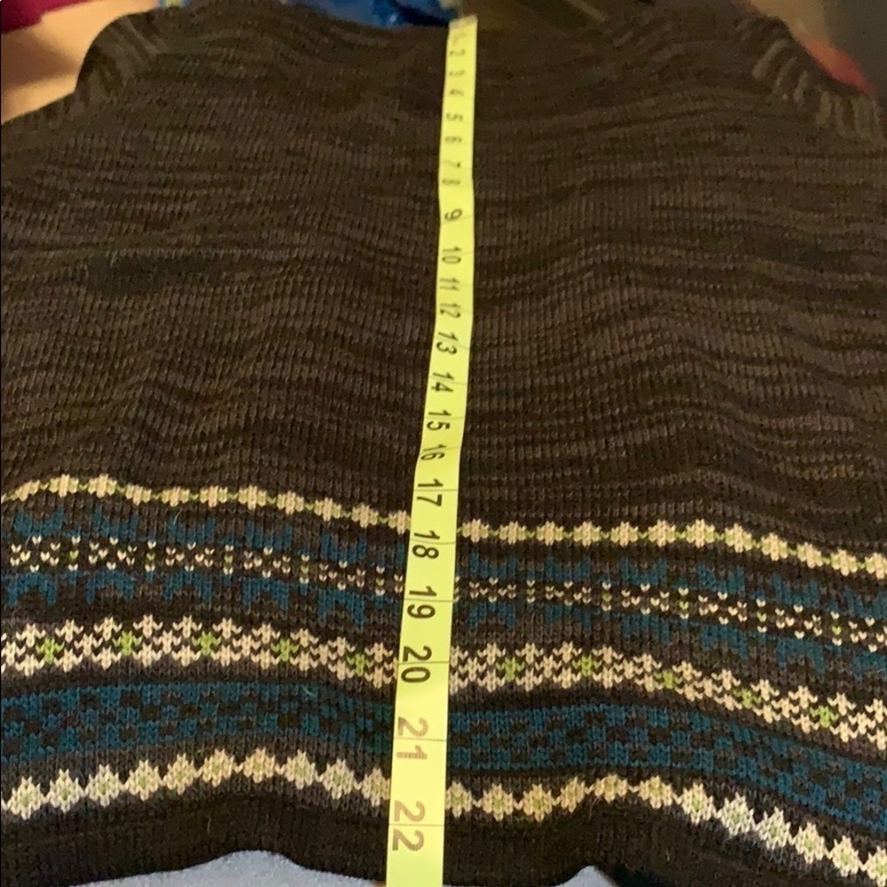 AB Studio cardigan sweater with draped front, Med - Picture 10 of 10